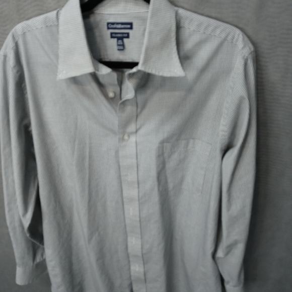 Croft & Barrow men's long sleeve button front dres - Picture 2 of 7